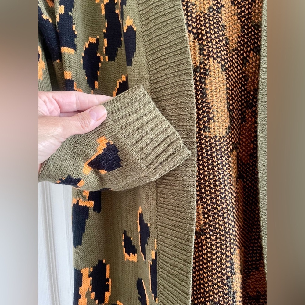 G any Giuliana Leopard Print Cardigan Duster - Picture 4 of 5